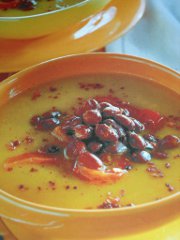 ricetta facile e veloce zuppa di peperoni alla messicana