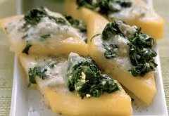 ricetta facile e veloce polenta croccante agli spinaci