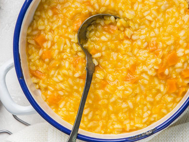 risotto zucca e gorgonzola