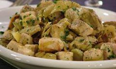 ricetta facile e veloce pesce spada ai carciofi