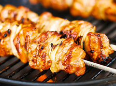 ricetta facile e veloce spedini di pollo