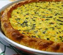 ricetta facile e veloce torta di riso e bietole